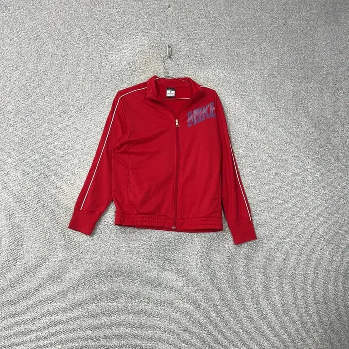 나이키 빈티지 프린팅 레드 트랙탑 져지 XL 상품이미지1