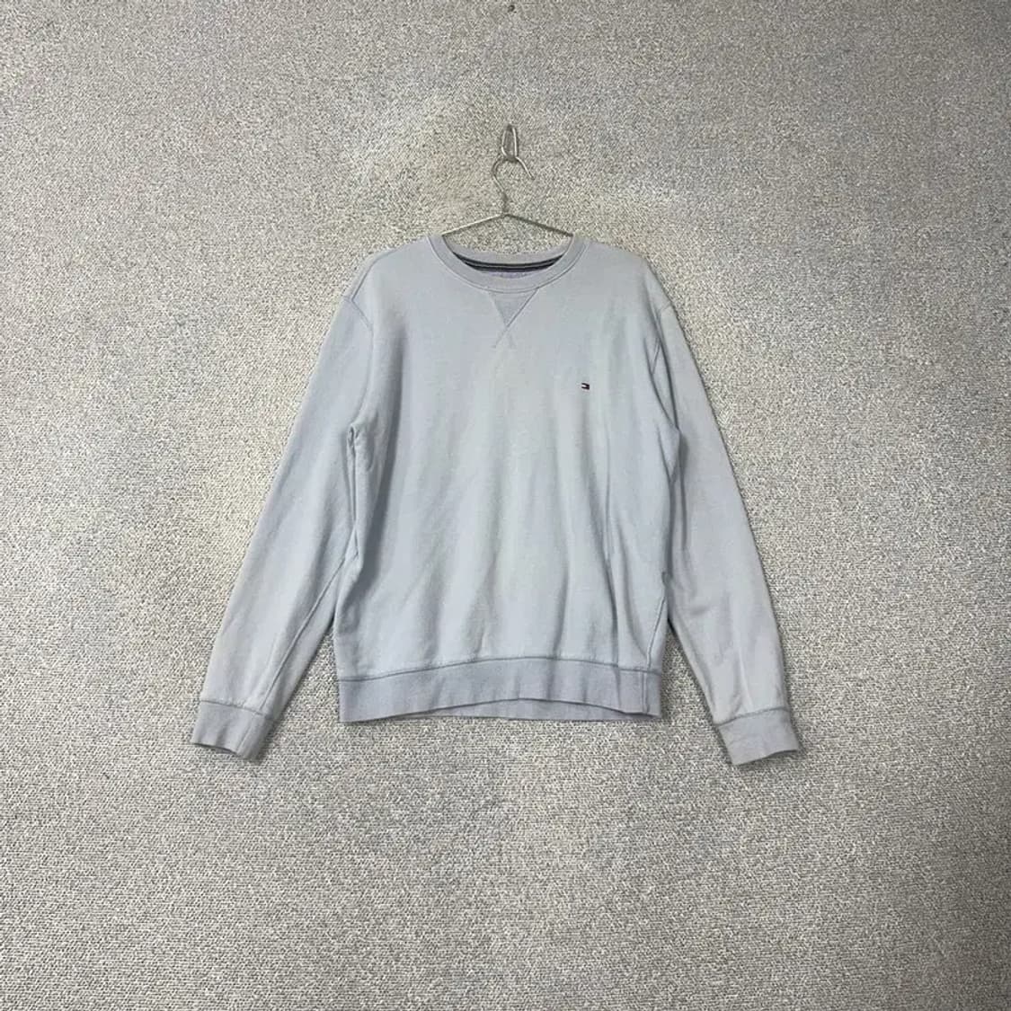 타미힐피거 라이트 그레이 로고 맨투맨 L 상품이미지1