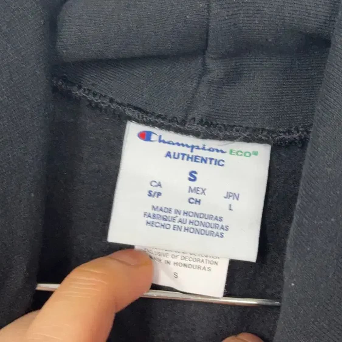 챔피온 블랙 캐주얼 후드티 L 상품이미지3