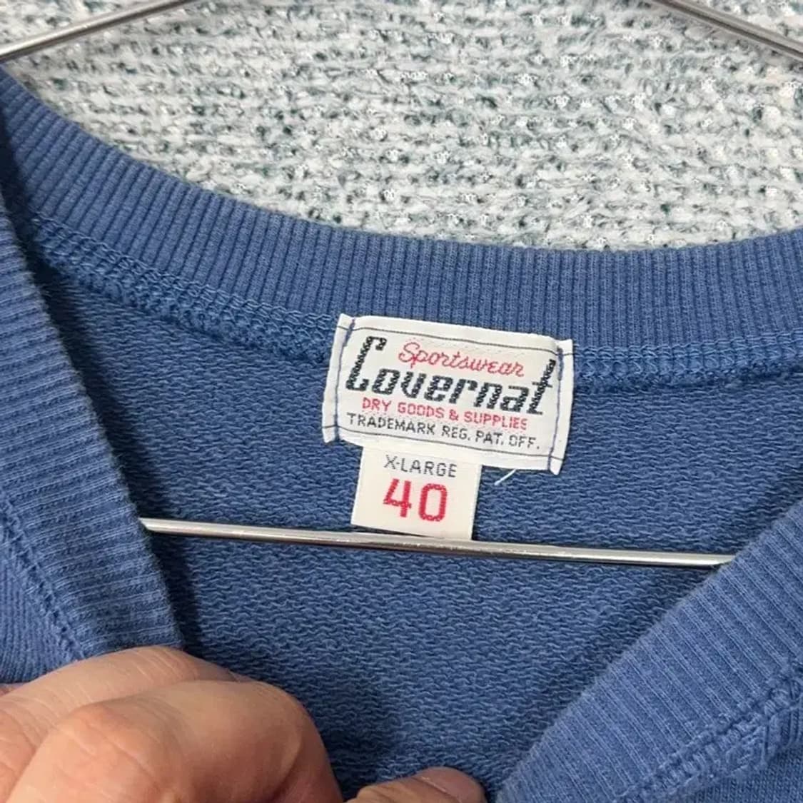 커버낫 캐주얼 로고 스웻셔츠 맨투맨 L 상품이미지3