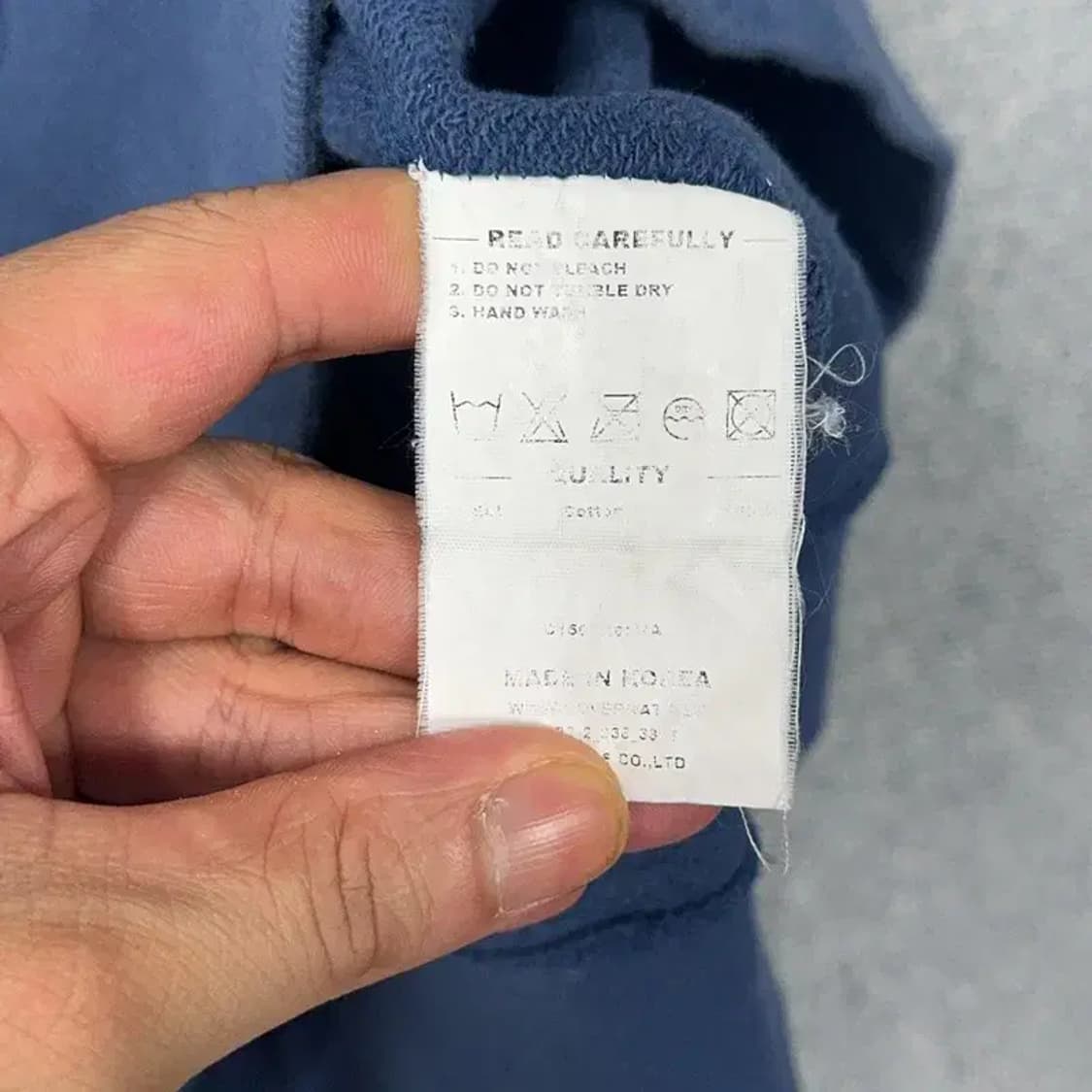 커버낫 캐주얼 로고 스웻셔츠 맨투맨 L 상품이미지4