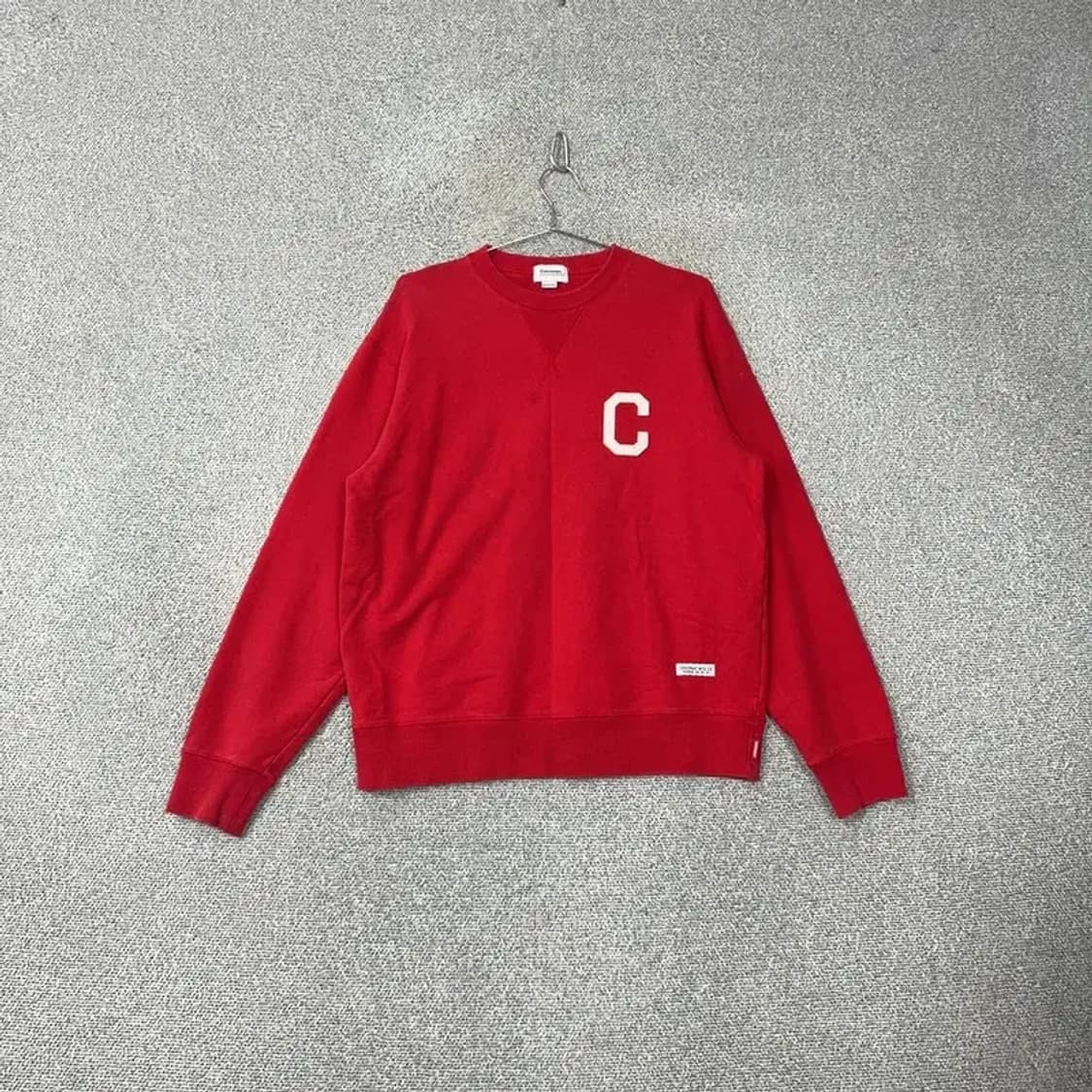 커버낫 빅로고 레드 스웻셔츠 맨투맨 M 상품이미지1