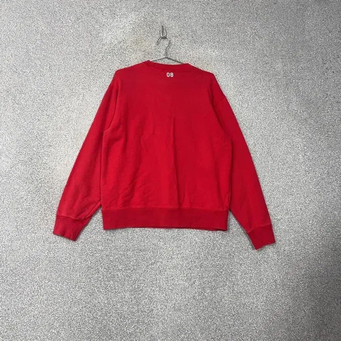 커버낫 빅로고 레드 스웻셔츠 맨투맨 M 상품이미지2