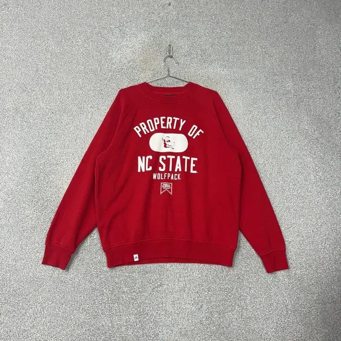 아디다스 프린팅 레드 맨투맨 L 상품이미지1