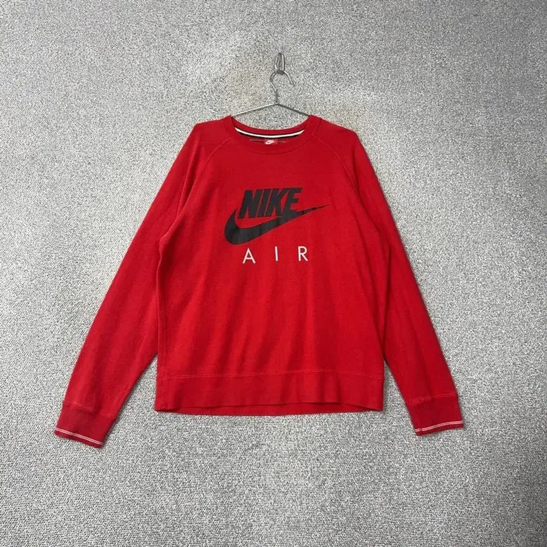 나이키 에어 프린팅 레드 오버핏 맨투맨 XXL 상품이미지1