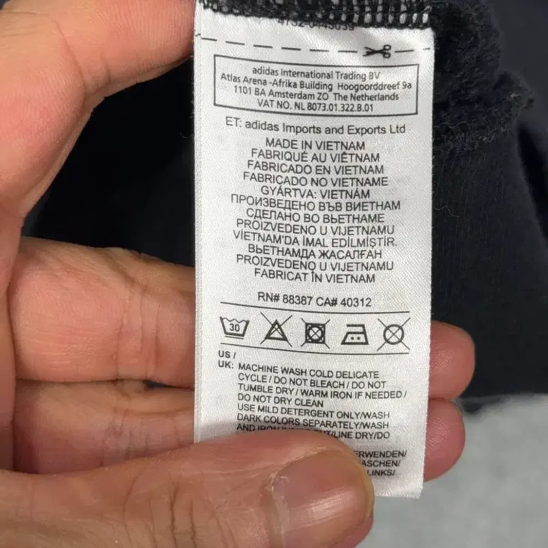 아디다스 빅로고 후드티 L 상품이미지4