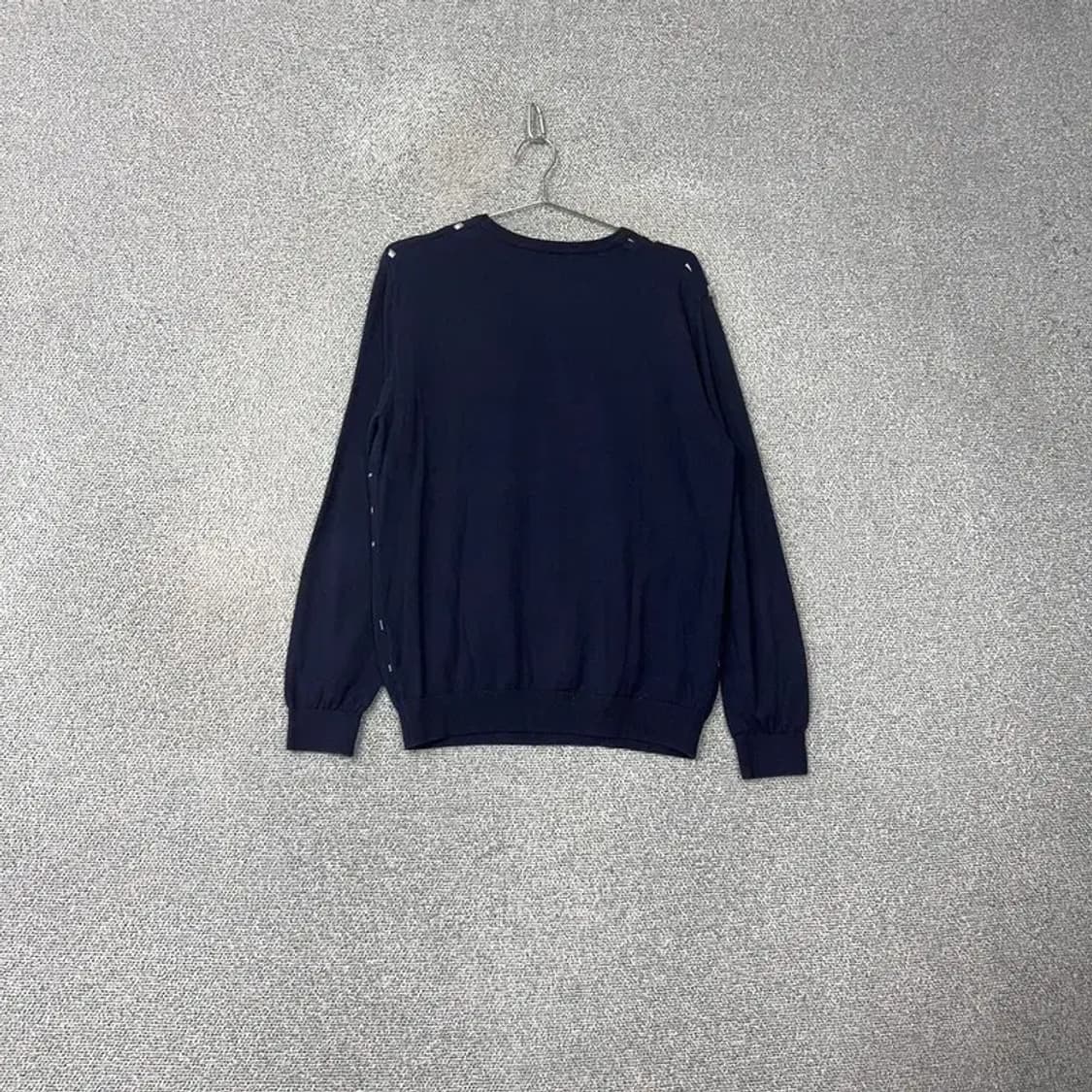 마인드 브릿지 네이비 도트 아크릴 니트 105 상품이미지2