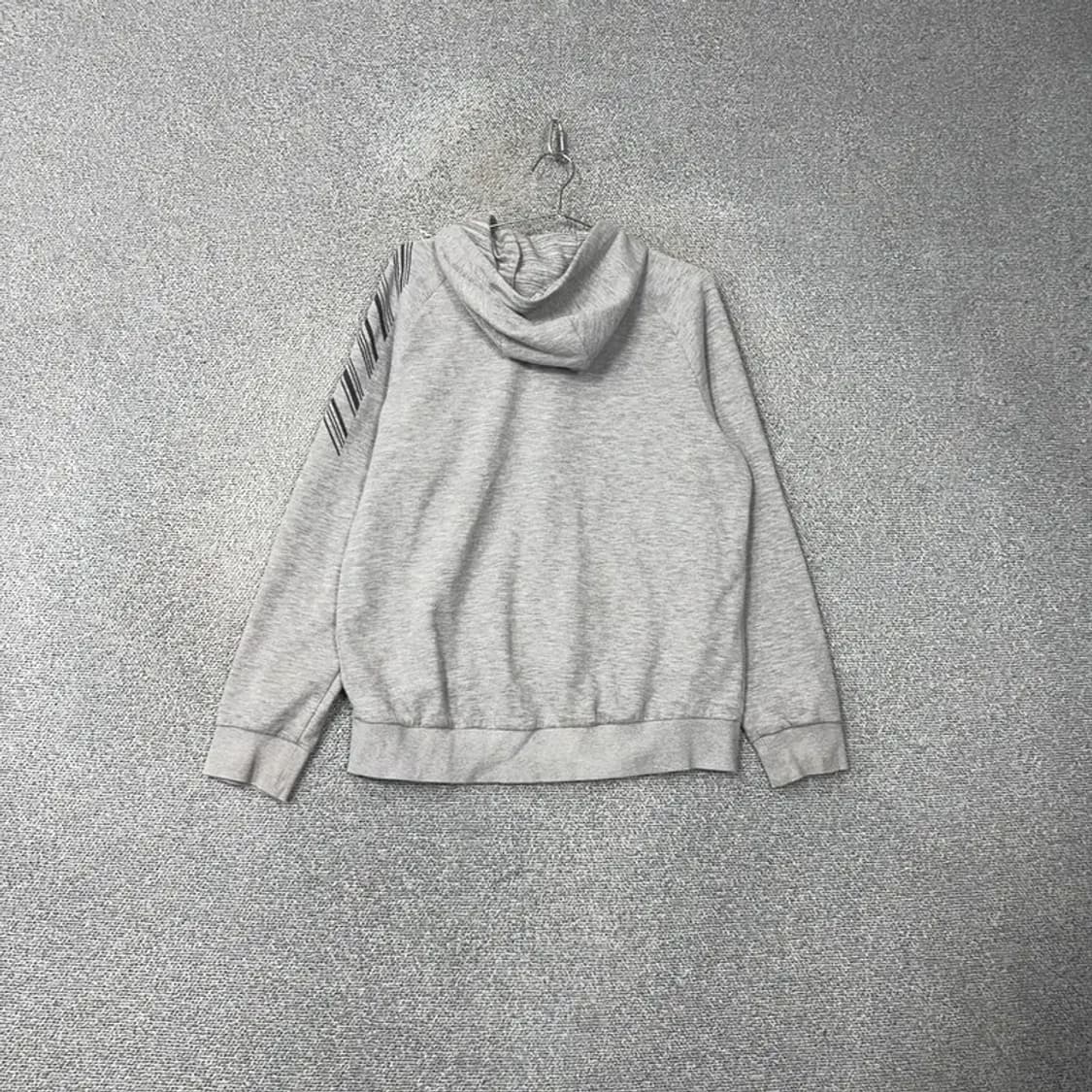 데상트 로고 그레이 후드집업 105 상품이미지2