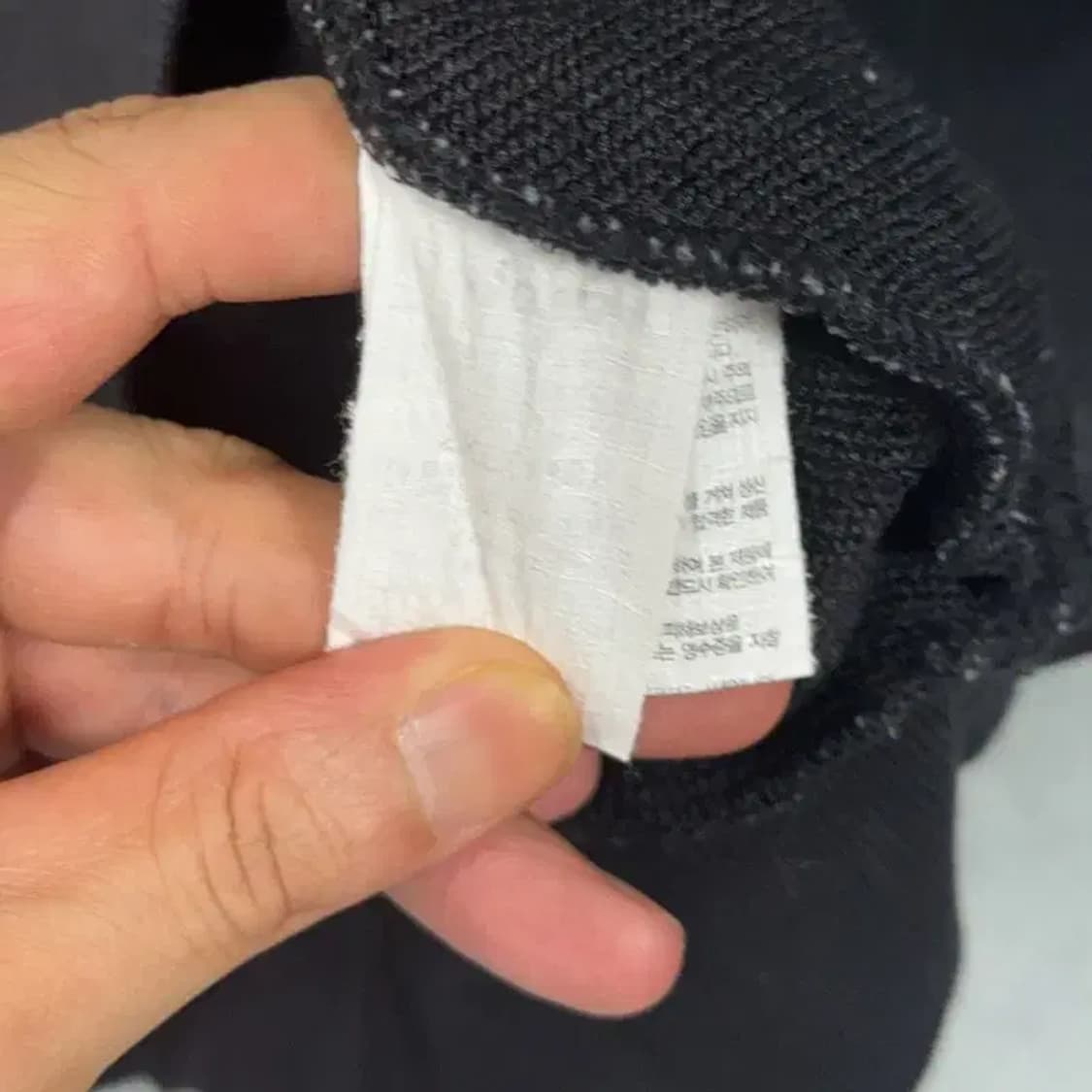 지프 로고 블랙 맨투맨 XXL 상품이미지4