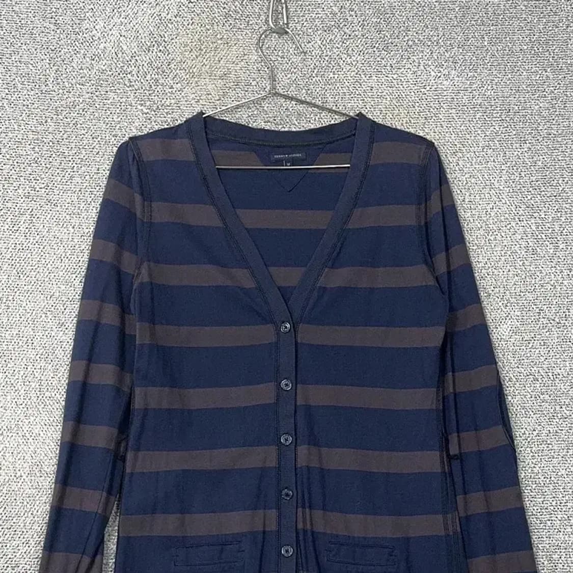 타미힐피거 스트라이프 네이비 원피스 가디건 M 상품이미지3