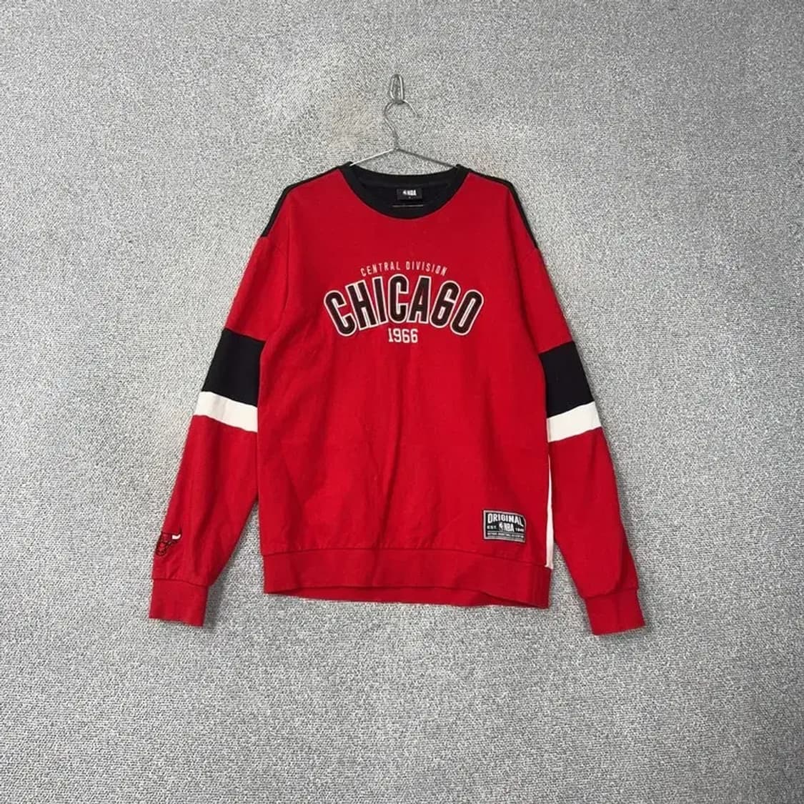NBA 시카고불스 빈티지 레드 맨투맨 L 상품이미지1
