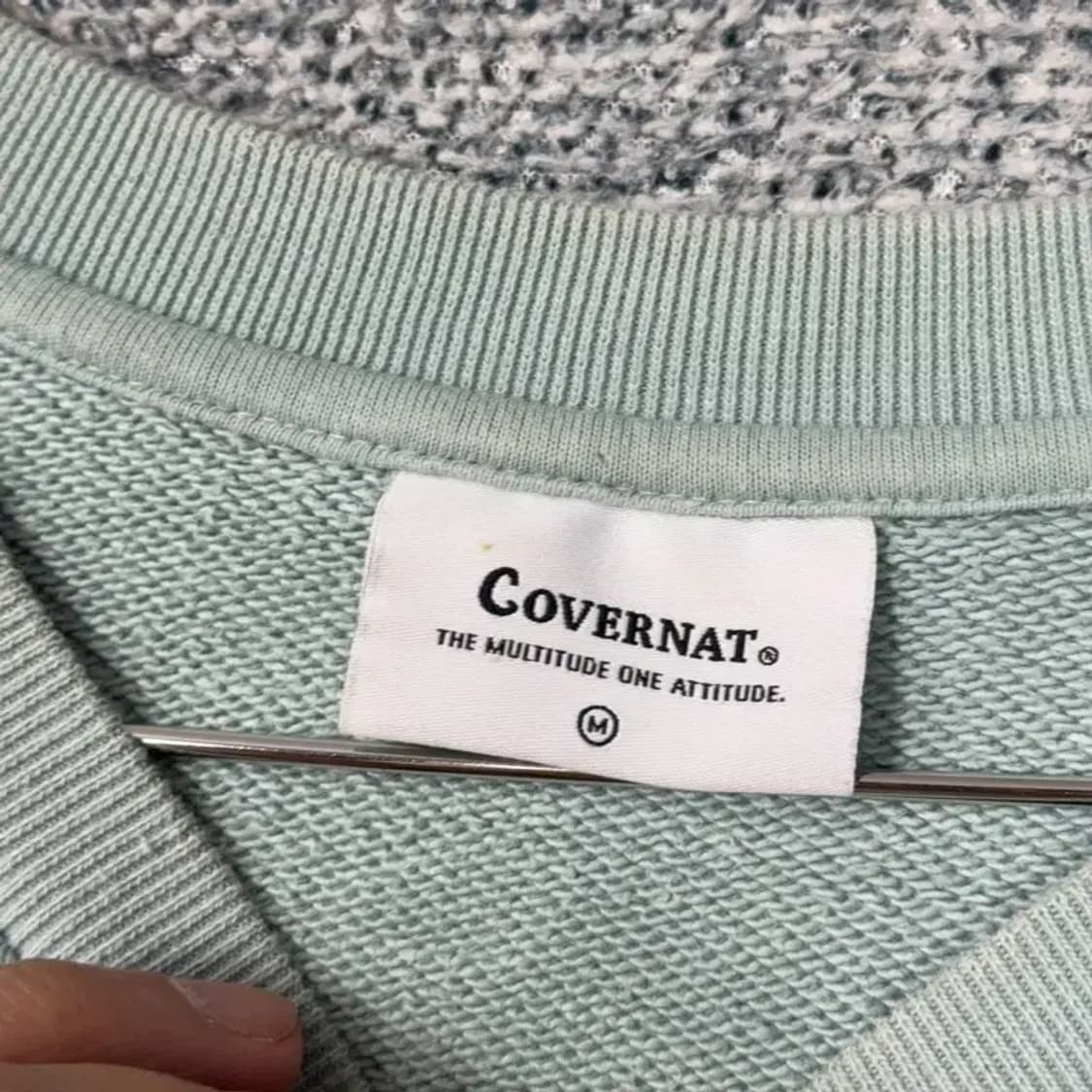 커버낫 민트 스웻셔츠 맨투맨 M 상품이미지3