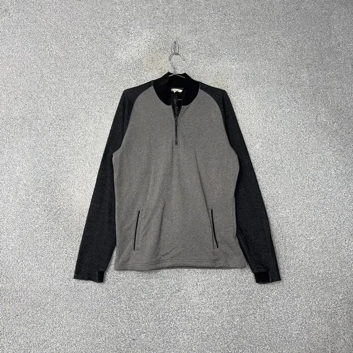 캘빈클라인 캐주얼 반집업 니트 M 상품이미지1