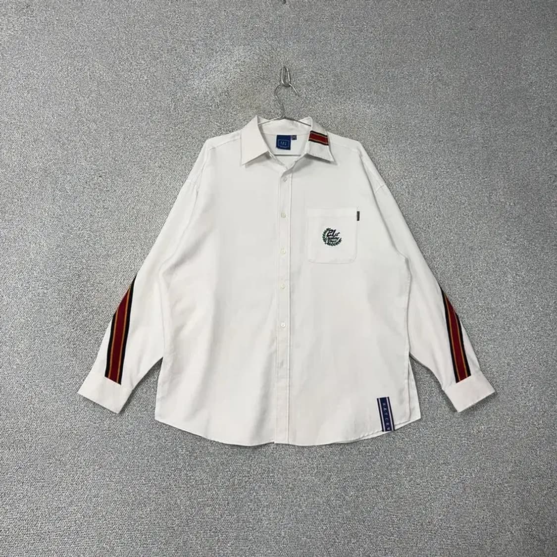 로맨틱크라운 오버핏 빈티지 화이트 셔츠 M 상품이미지1