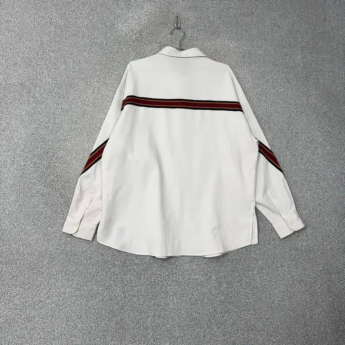 로맨틱크라운 오버핏 빈티지 화이트 셔츠 M 상품이미지2