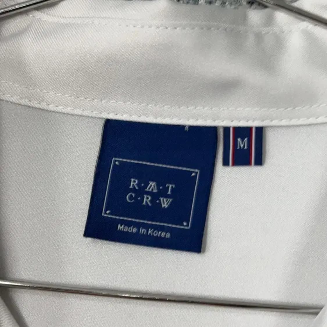 로맨틱크라운 오버핏 빈티지 화이트 셔츠 M 상품이미지5