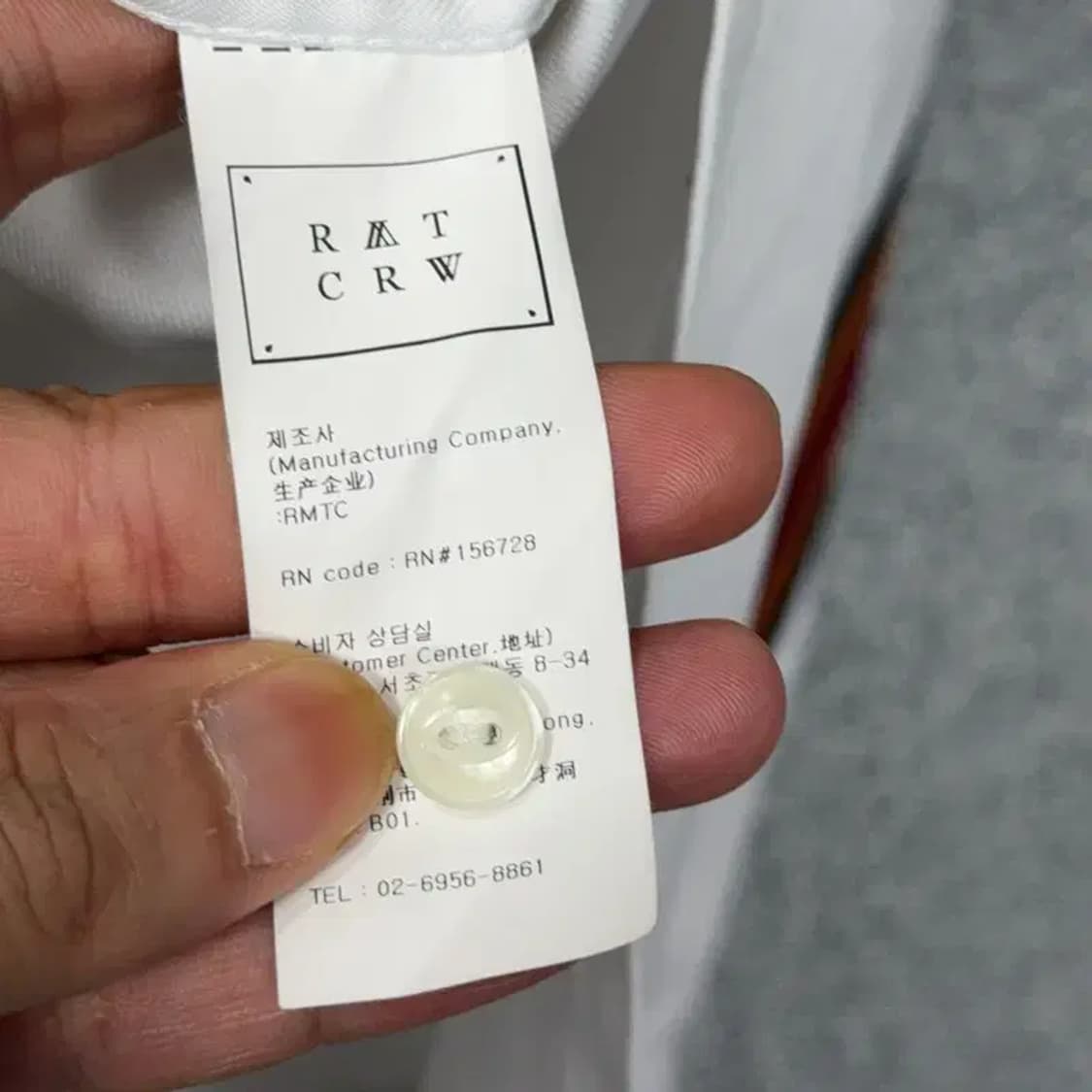 로맨틱크라운 오버핏 빈티지 화이트 셔츠 M 상품이미지6