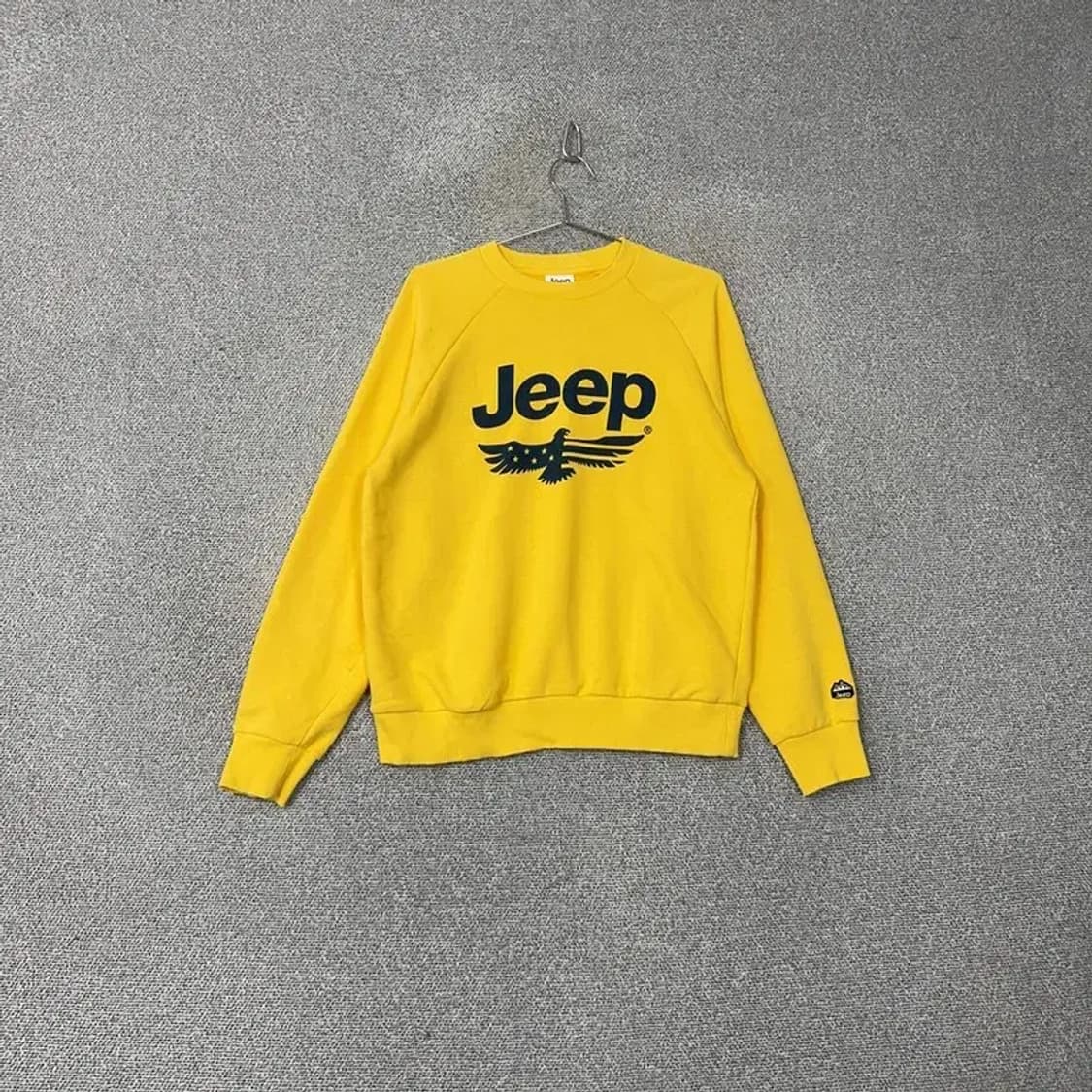 지프 프린팅 옐로우 맨투맨 100 상품이미지1