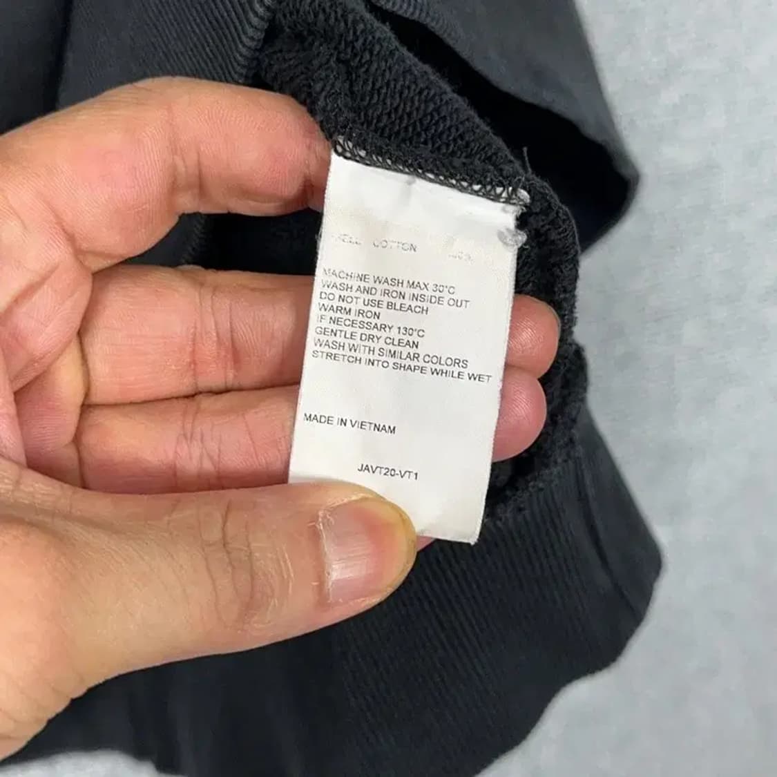 비바스튜디오 블랙 로고 맨투맨 XL 상품이미지4