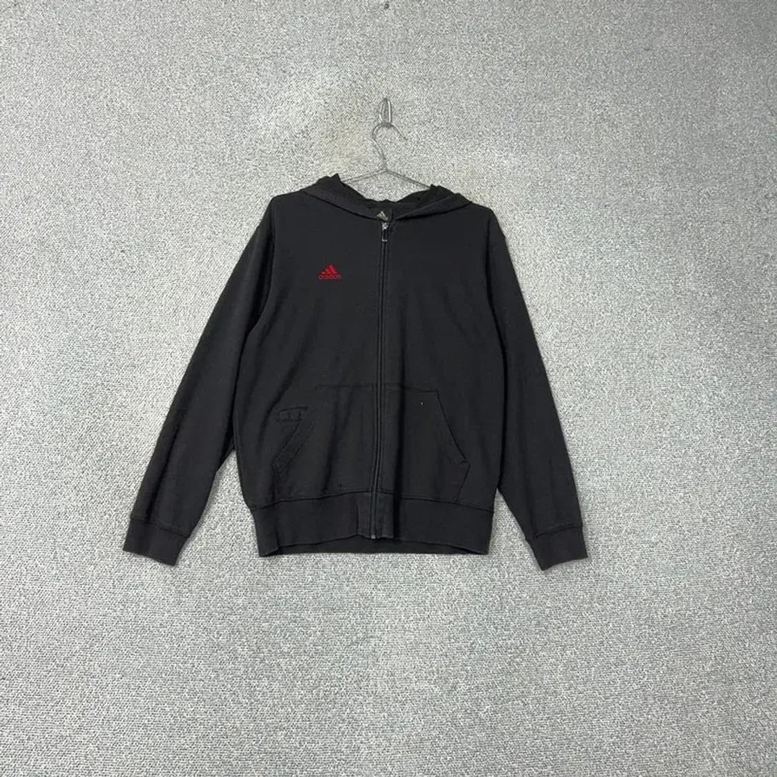 아디다스 바스켓볼 로고 후드집업 100 상품이미지1