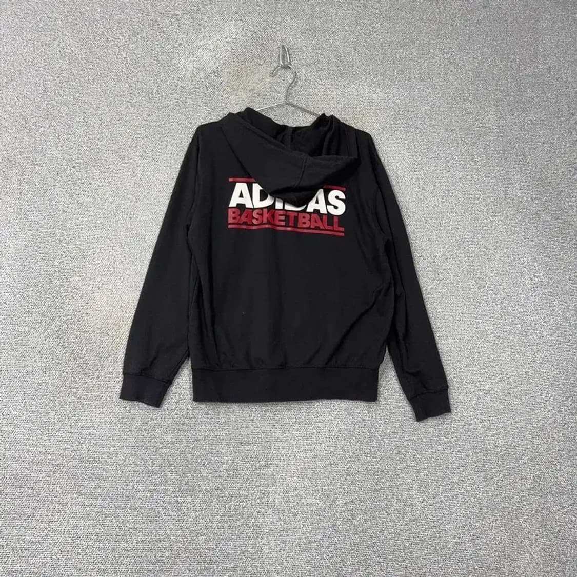 아디다스 바스켓볼 로고 후드집업 100 상품이미지2
