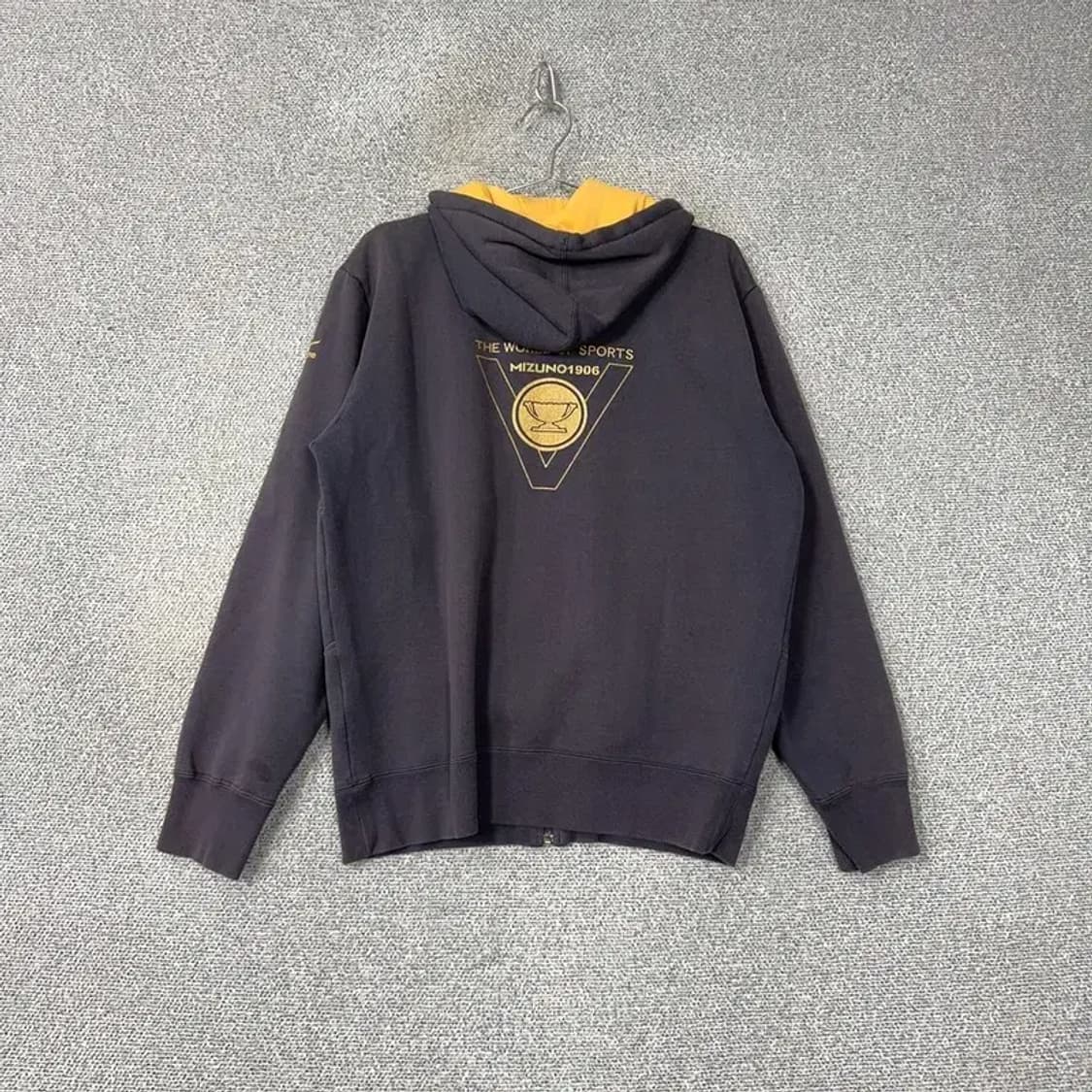 미즈노 빈티지 백로고 후드집업 XL 상품이미지1