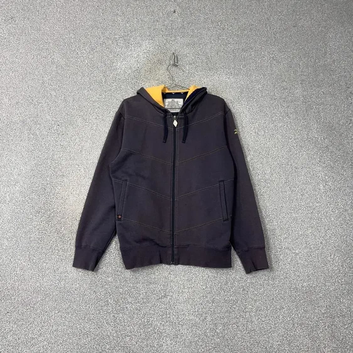 미즈노 빈티지 백로고 후드집업 XL 상품이미지2