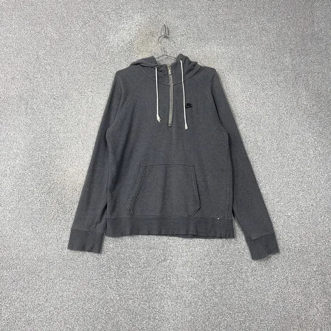 나이키 캐주얼 로고 그레이 오버핏 후드티 M 상품이미지1