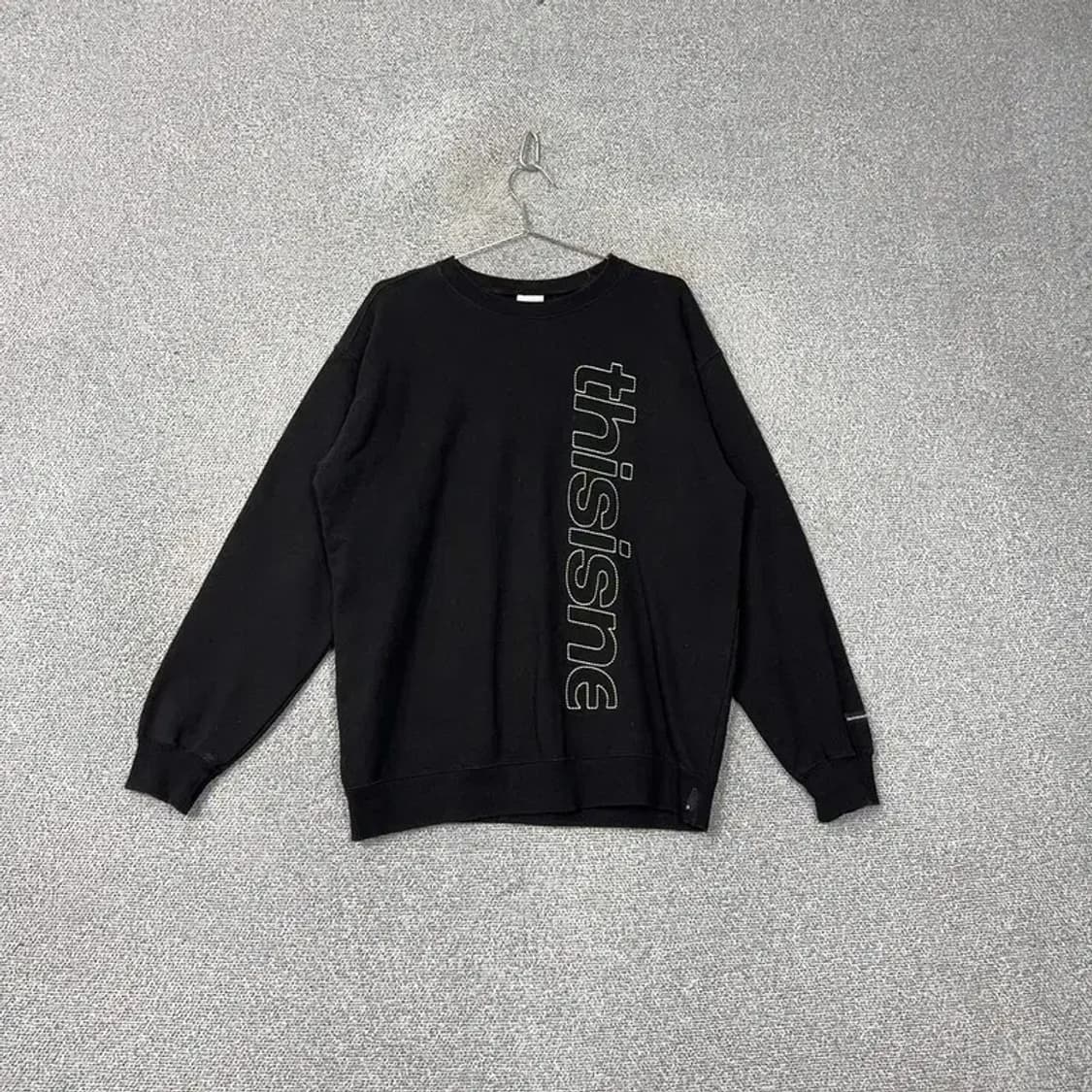 디스이즈네버댓 스펠 로고 스웻셔츠 맨투맨 M 상품이미지1