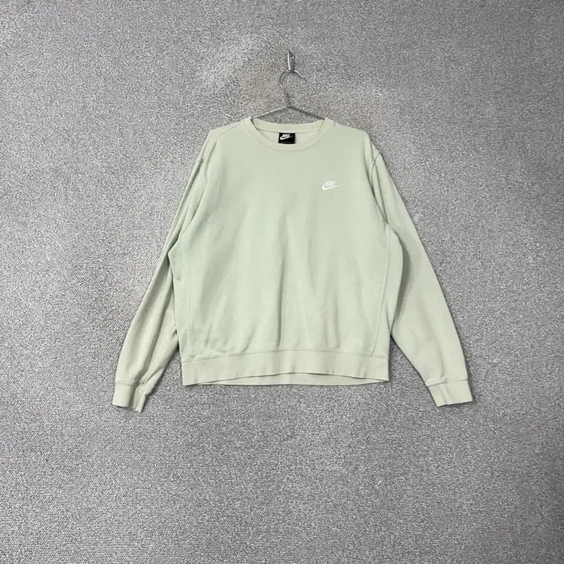 나이키 라이트 그린 로고 캐주얼 맨투맨 L 상품이미지1