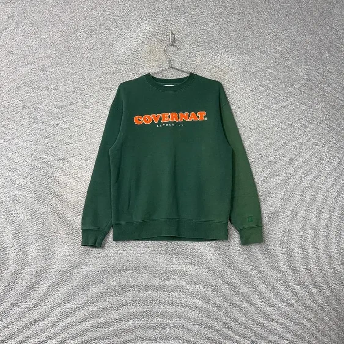 커버낫 로고 그린 맨투맨 M 상품이미지1