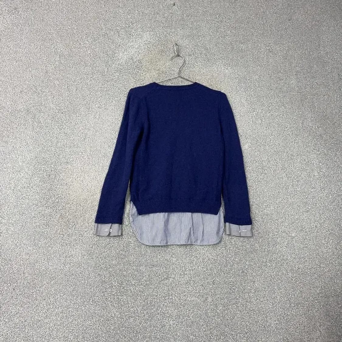 빈폴 블루 셔츠 레이어드 니트 90 상품이미지2