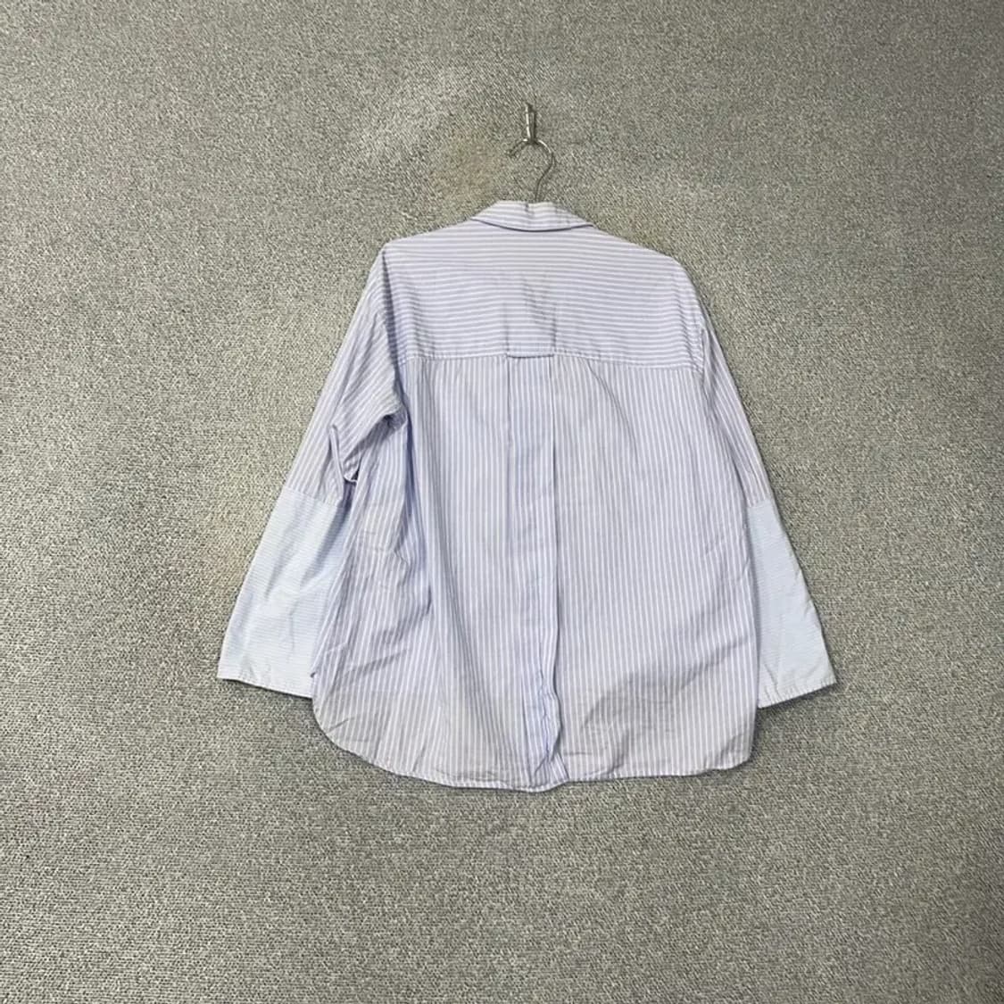 자라 여성 스트라이프 블라우스 셔츠 S 상품이미지2