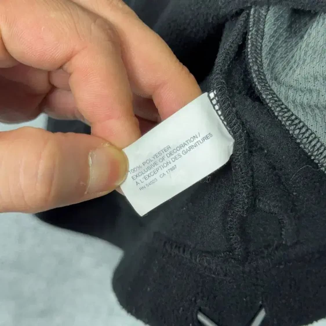 갭 로고 캐주얼 반집업 긴팔 후리스 S 상품이미지4