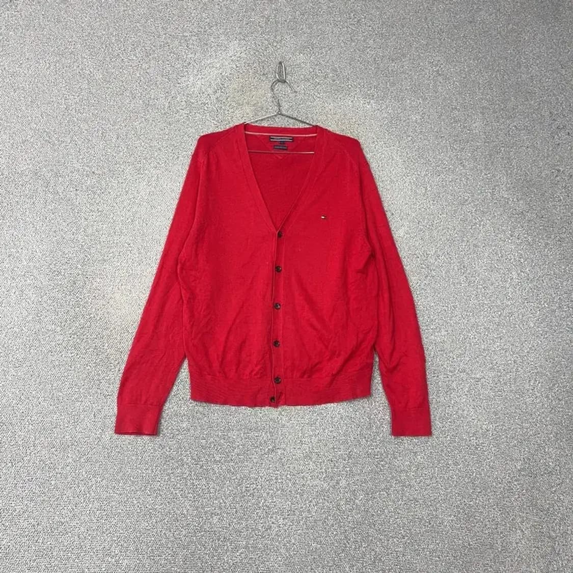 타미힐피거 실크 로고 가디건 L 상품이미지1