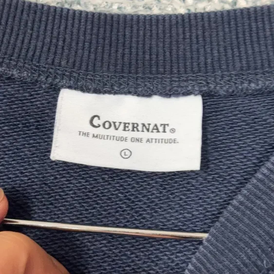 커바낫 캐주얼 로고 오버핏 맨투맨 L 상품이미지3