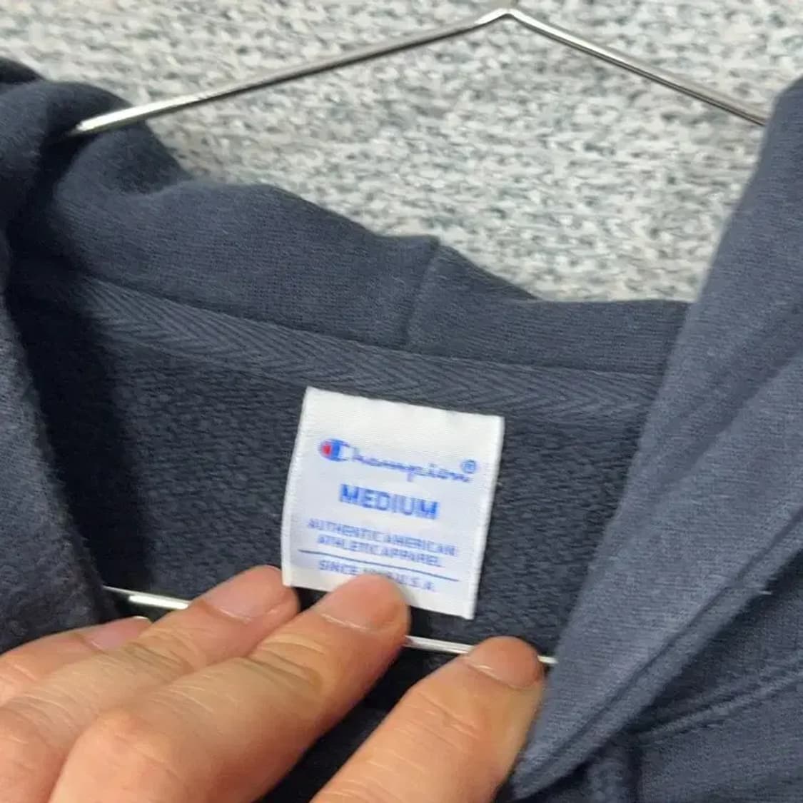 챔피온 네이비 후드티 M 상품이미지3