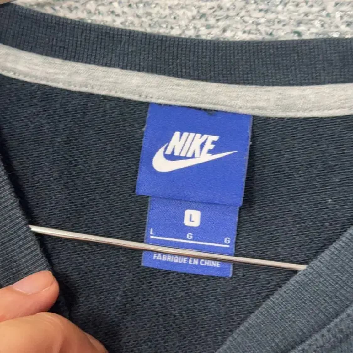 나이키 네이비 맨투맨 L 상품이미지3