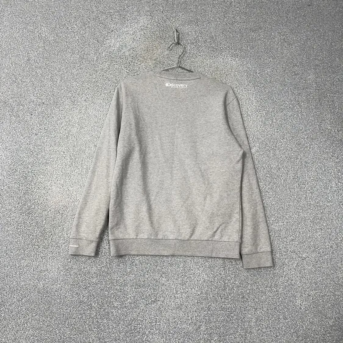 디스커버리 스펠 로고 그레이 맨투맨 95 상품이미지2