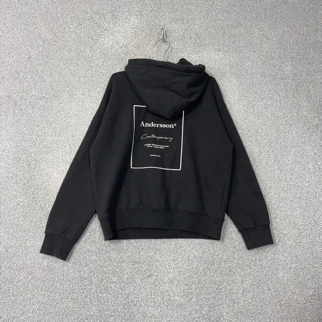 앤더슨벨 로고 오버핏 후드티 S 상품이미지2