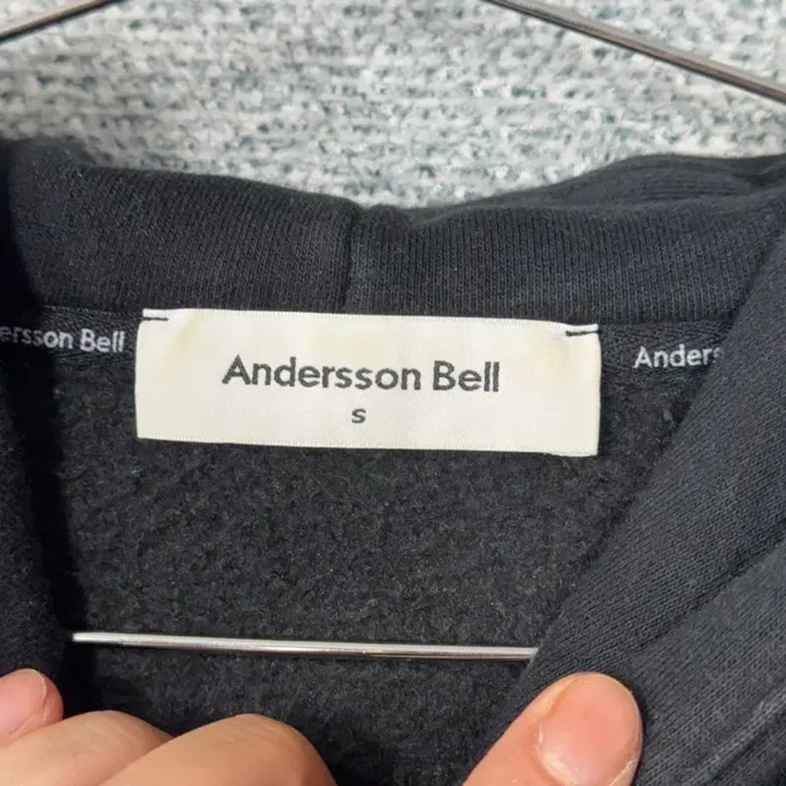 앤더슨벨 로고 오버핏 후드티 S 상품이미지3