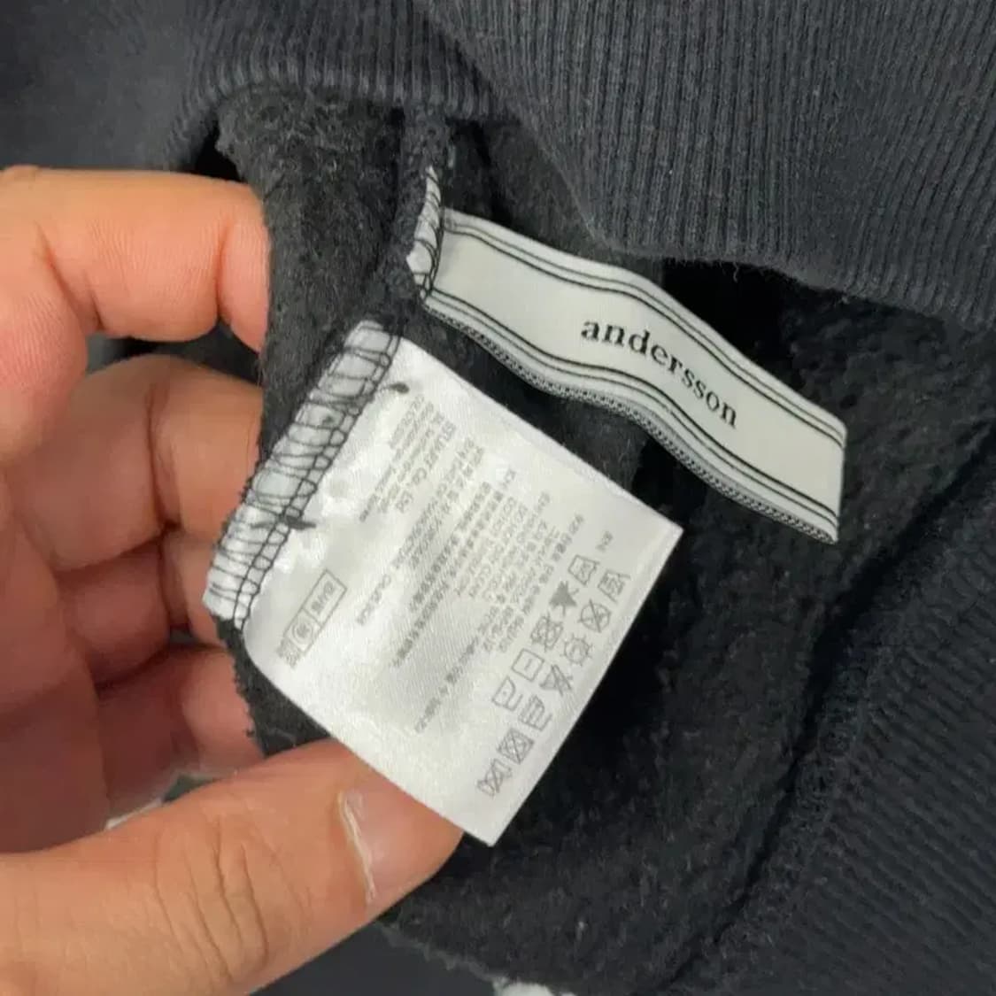 앤더슨벨 로고 오버핏 후드티 S 상품이미지4