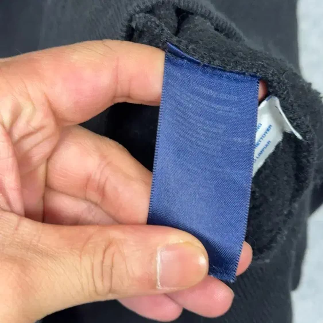 타미힐피거 블랙 캐주얼 맨투맨 L 상품이미지4