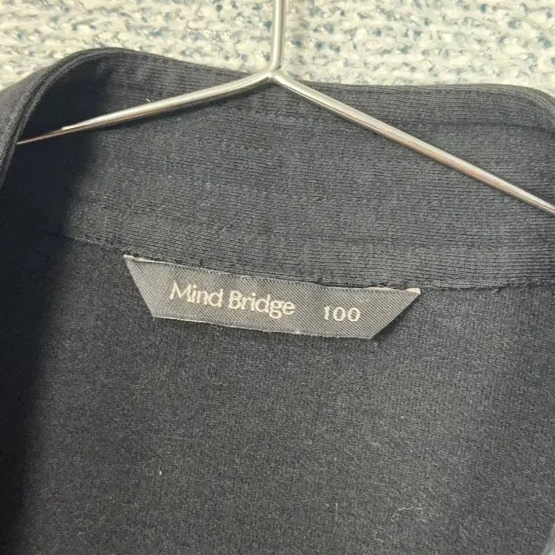 마인드브릿지 캐주얼 짚 버튼 트러커 자켓 100 상품이미지3