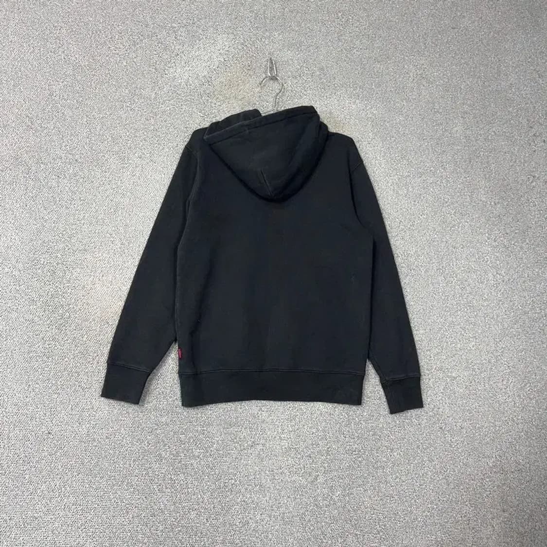 반스 프린팅 블랙 후드티 S 상품이미지2