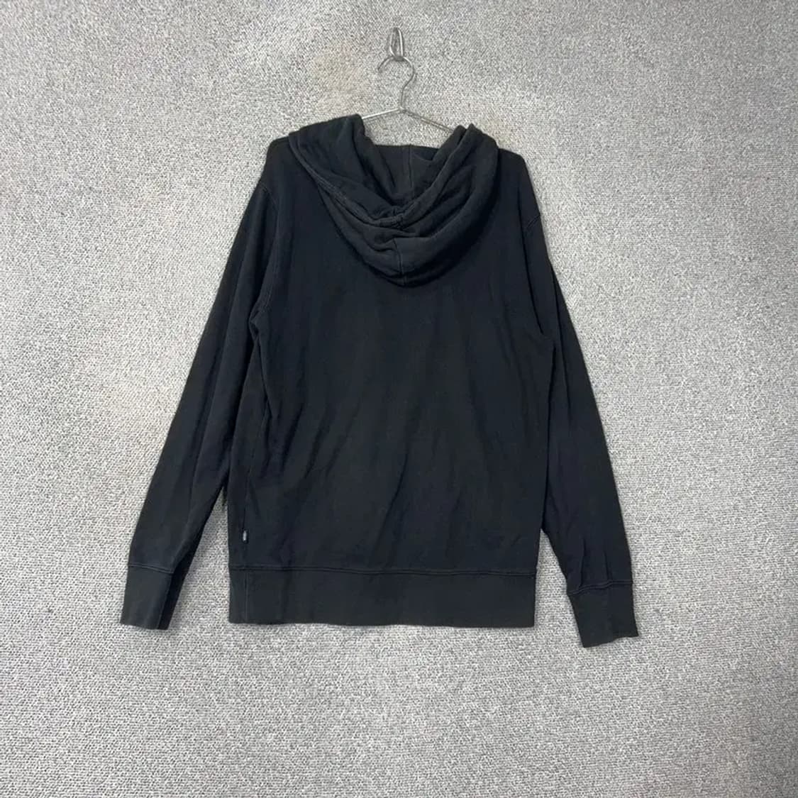 반스 올블랙 로고 오버핏 후드티 M 상품이미지2