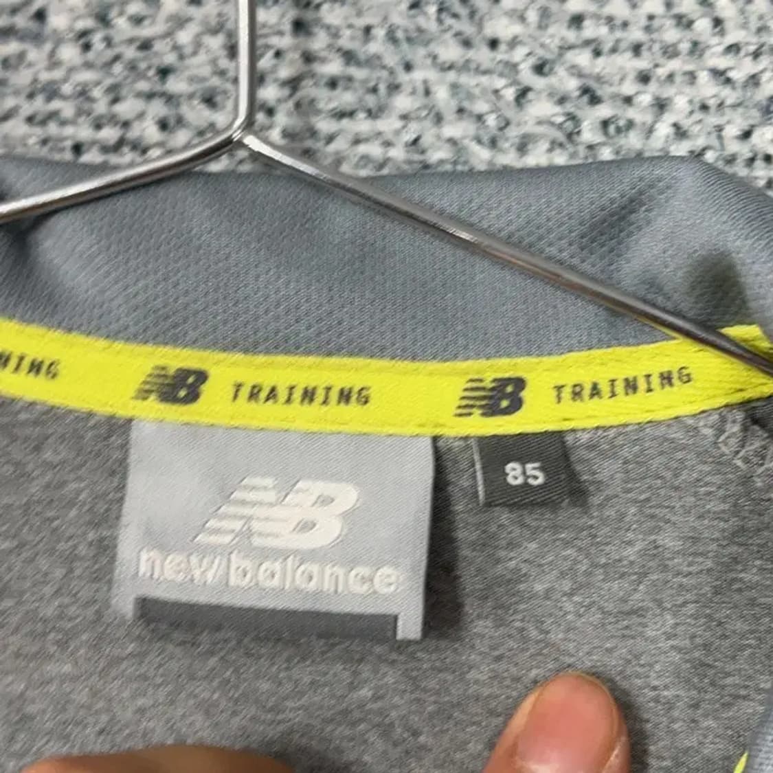 뉴발란스 로고 기능성 집업 저지 85 상품이미지3