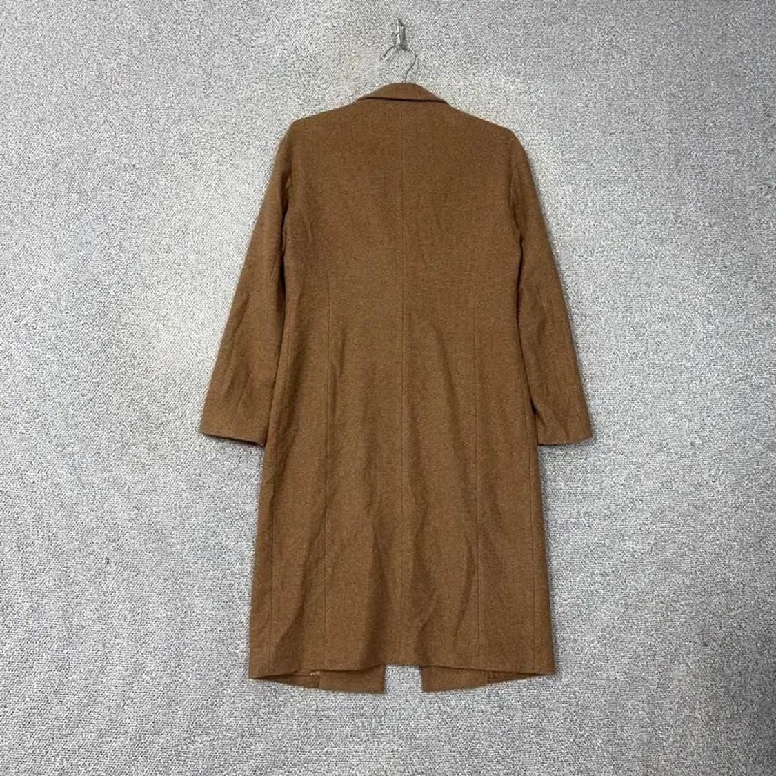 DKNY 브라운 투버튼 울 코트 S 상품이미지2