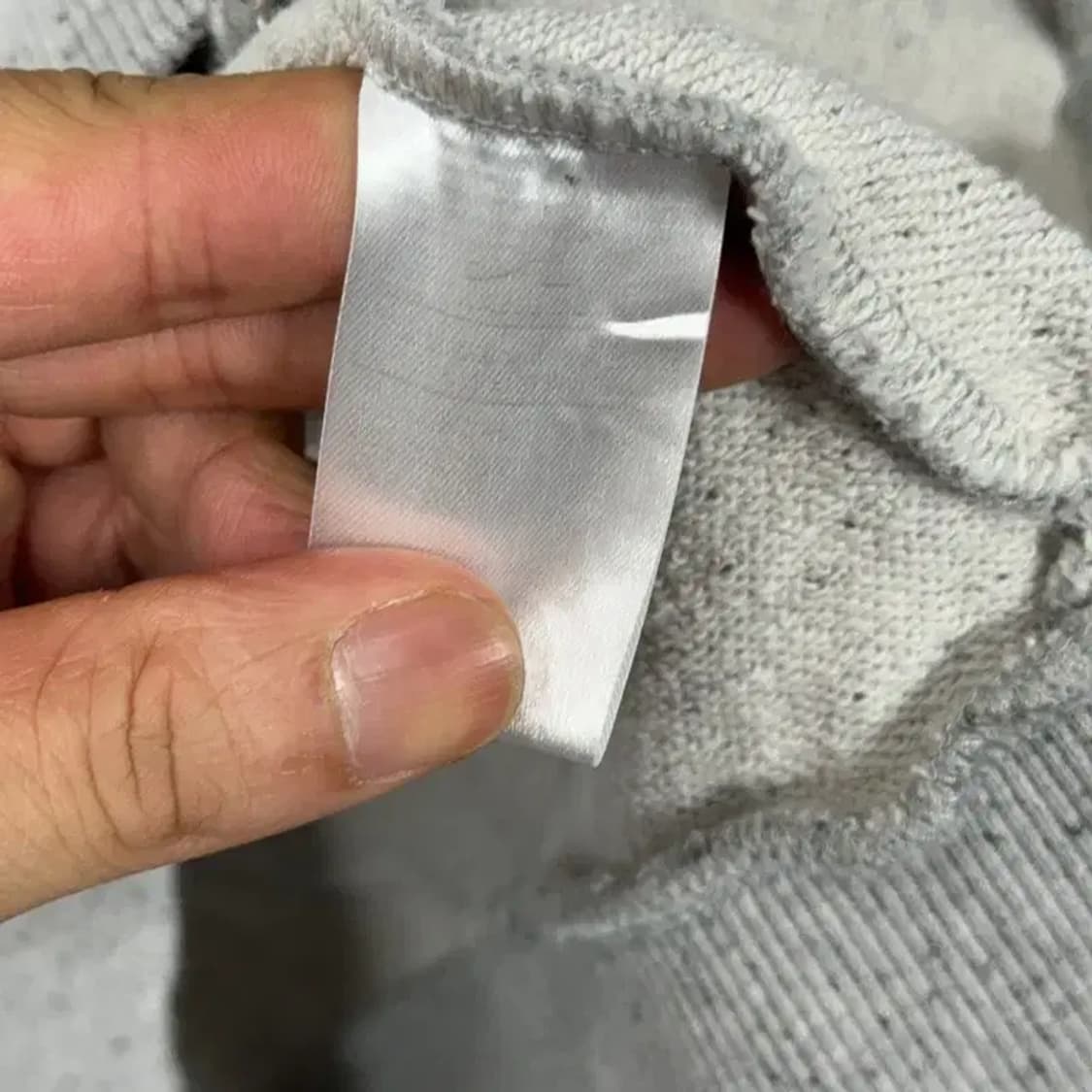 캉골 로고 그레이 후드티 XL 상품이미지4