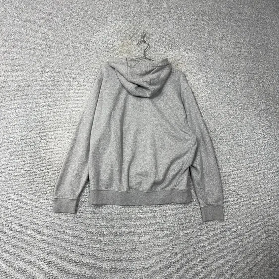 나이키 스우시 로고 그레이 후드티 XL 상품이미지2